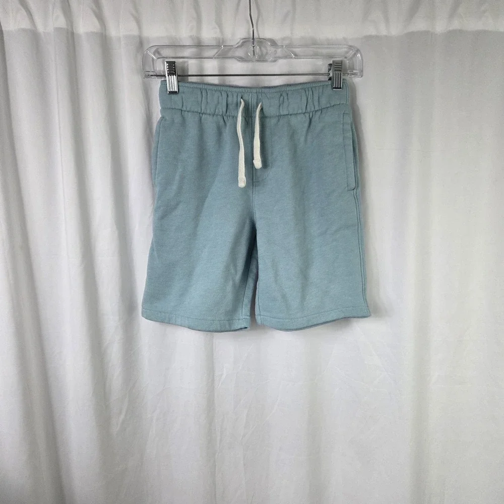 Old Navy Boys Size Large Drawstring Pull-on Fleece Shorts Green